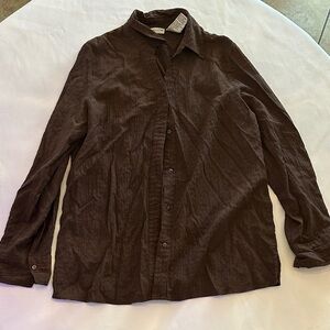 White Stag Brown Button Down